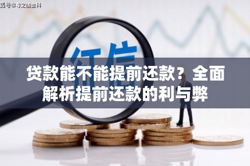 温泉贷款能不能提前还款？全面解析提前还款的利与弊