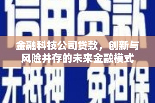 温泉金融科技公司贷款，创新与风险并存的未来金融模式