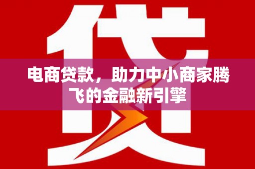 温泉电商贷款，助力中小商家腾飞的金融新引擎