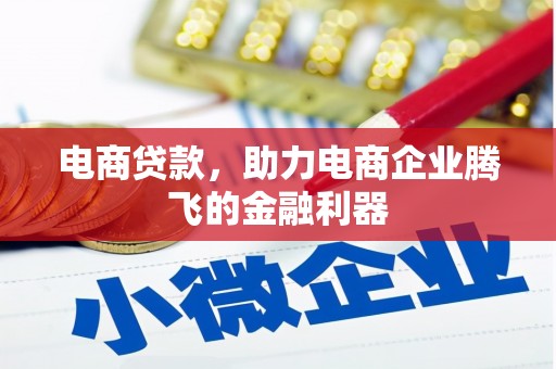 温泉电商贷款，助力电商企业腾飞的金融利器