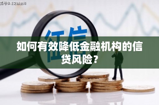 温泉如何有效降低金融机构的信贷风险？