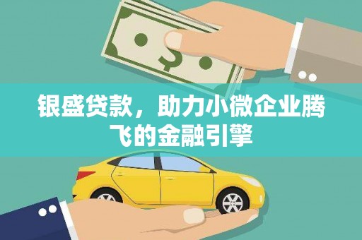 温泉银盛贷款，助力小微企业腾飞的金融引擎