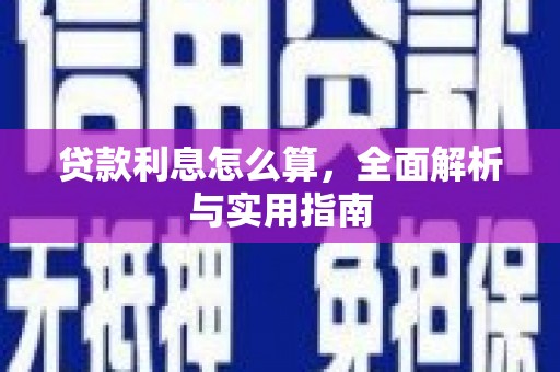 温泉贷款利息怎么算，全面解析与实用指南