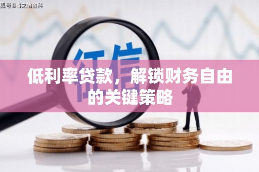 温泉低利率贷款，解锁财务自由的关键策略