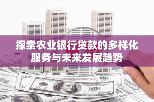 温泉探索农业银行贷款的多样化服务与未来发展趋势