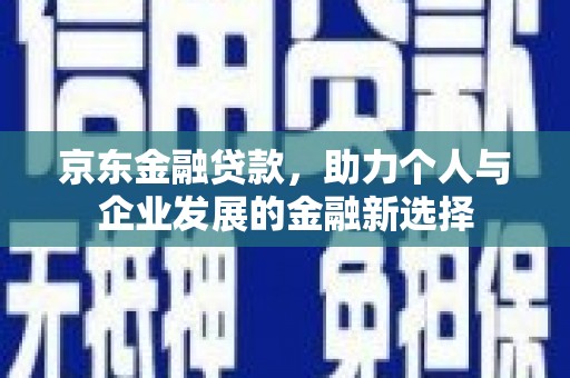 温泉京东金融贷款，助力个人与企业发展的金融新选择