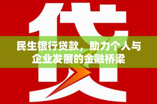 温泉民生银行贷款，助力个人与企业发展的金融桥梁
