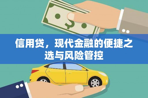 温泉信用贷，现代金融的便捷之选与风险管控
