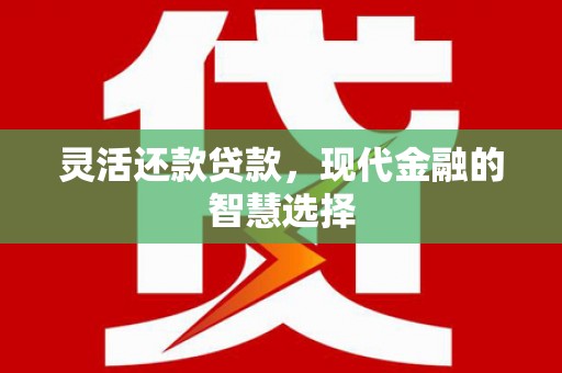 温泉灵活还款贷款，现代金融的智慧选择