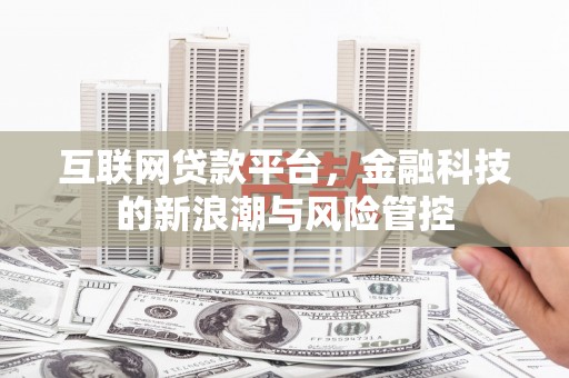 温泉互联网贷款平台，金融科技的新浪潮与风险管控