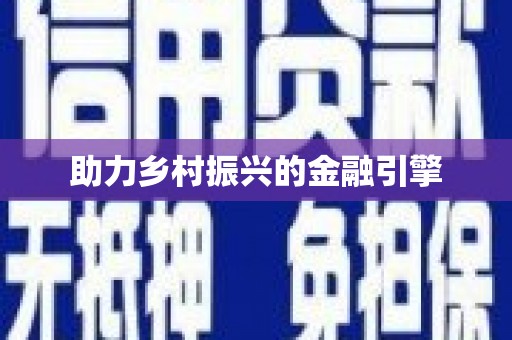 温泉助力乡村振兴的金融引擎
