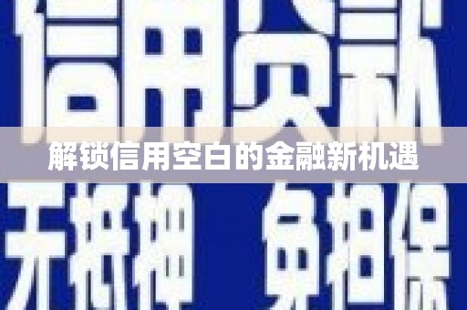 温泉解锁信用空白的金融新机遇