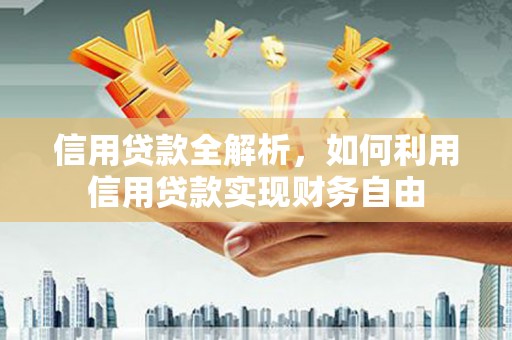 温泉信用贷款全解析，如何利用信用贷款实现财务自由